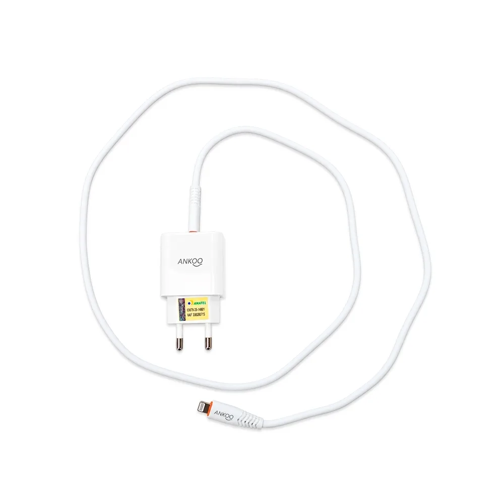 Carregador Usb-c e Cabo Lightning Ankoo