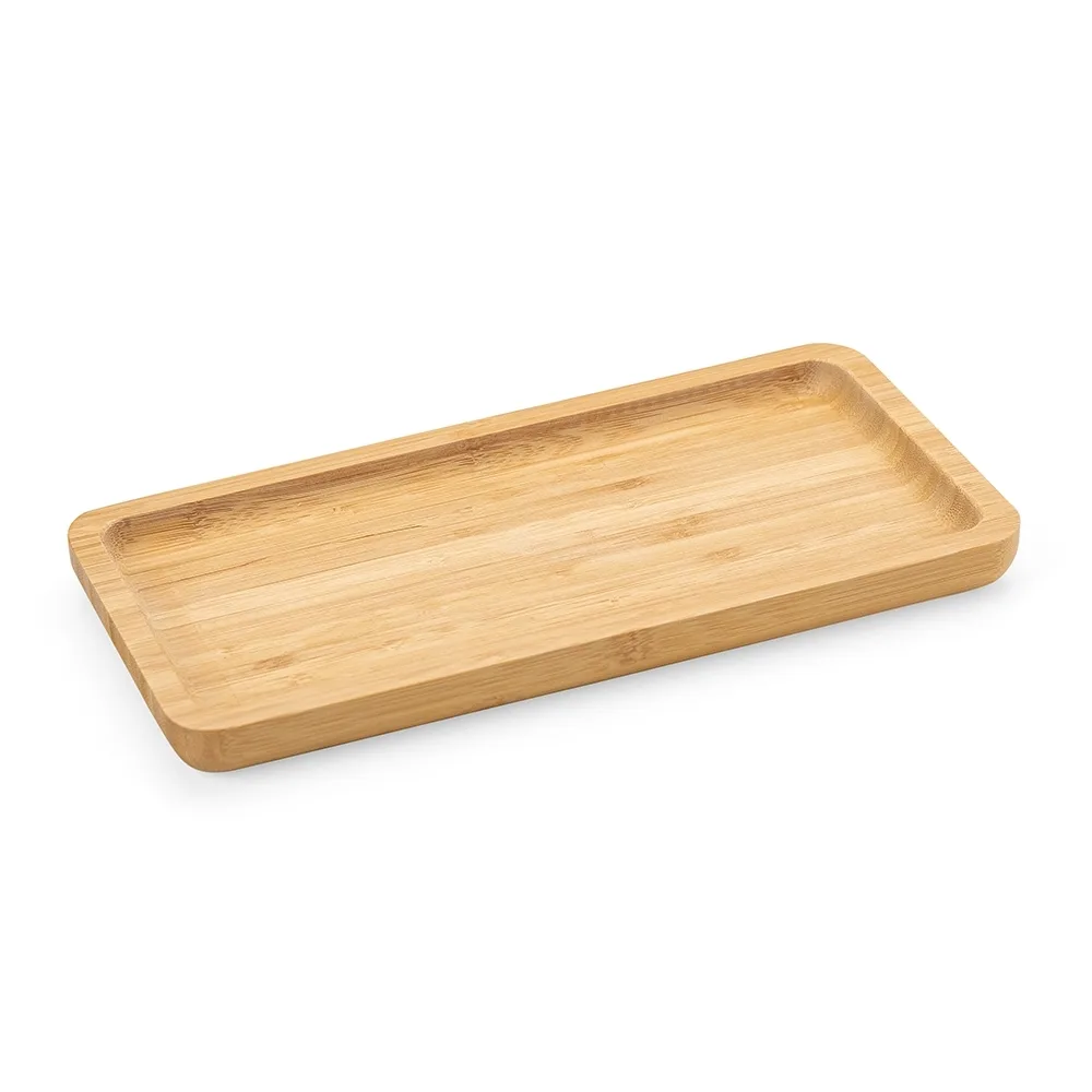 Petisqueira Retangular de Bambu 26*13cm